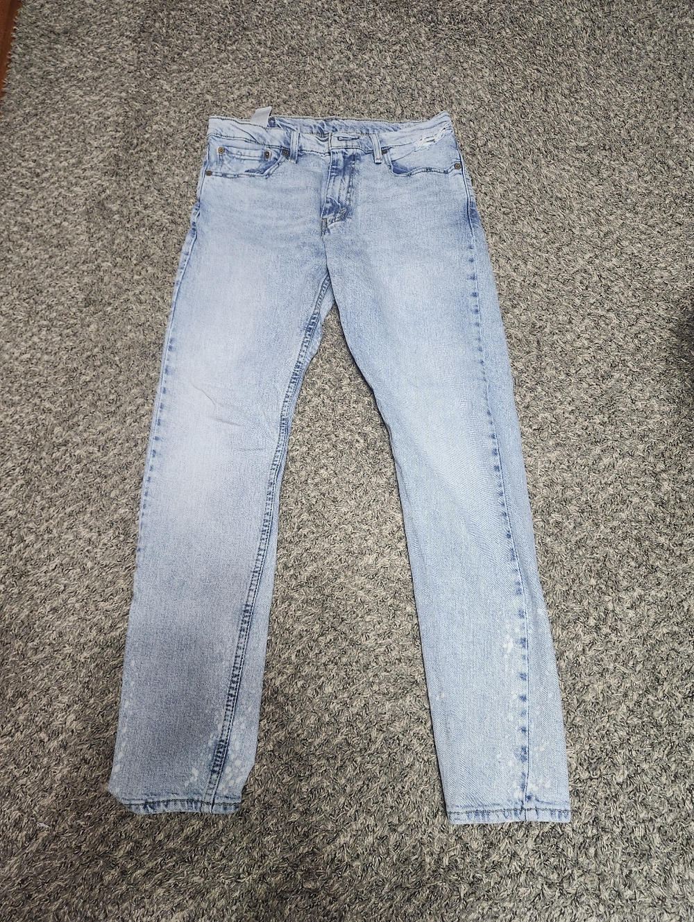 Levis Light Wash Straight Leg Jeans